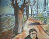 爱德华 蒙克 : The Murderer on the Lane